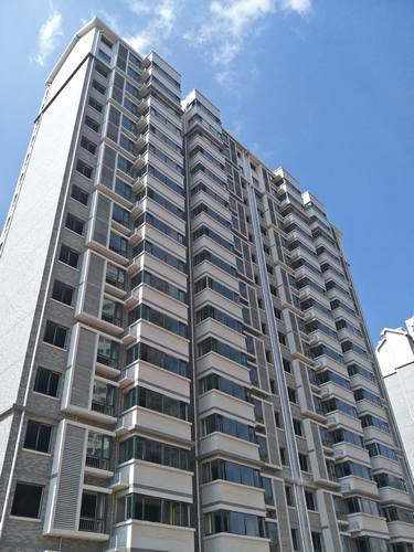 銅煤一號住宅小區(qū)牡丹園1#、2#、3#樓順利交工