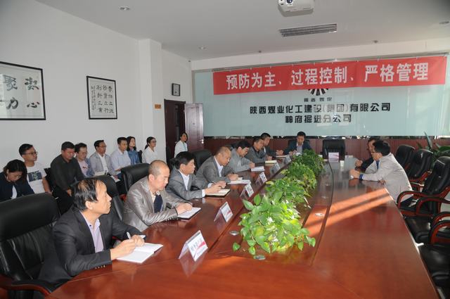 建設(shè)集團副總經(jīng)理王明智蒞臨掘進公司振精神指方向