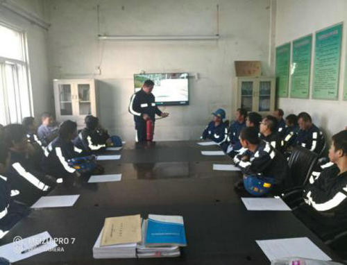 洗選煤運營公司洗煤廠項目部：扎實開展2018年春節(jié)期間安全生產工作