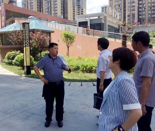 王寧一行深入陜煤建設(shè)公司江南世紀(jì)城項目檢查指導(dǎo)工作