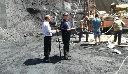 陜煤建設(shè)設(shè)計(jì)研究院圓滿完成檸條塔礦 北翼風(fēng)井管線地形測量工作