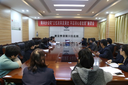 銅川分公司召開(kāi)“三憶改革發(fā)展史，不忘初心感黨恩” 座談會(huì)