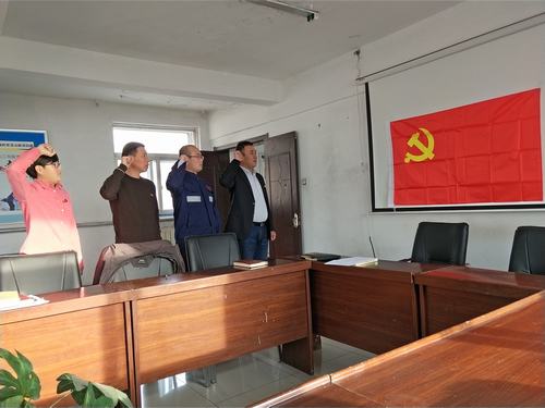 陜煤建設(shè)集團(tuán)洗選煤運(yùn)營公司檸條塔運(yùn)營項(xiàng)目部黨支部開展“憶初心、明職責(zé)、當(dāng)先鋒”主題黨日活動