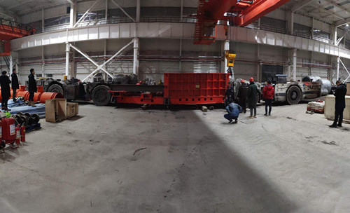 陜煤建設機電安裝公司曹家灘項目部春節(jié)施工斗志高