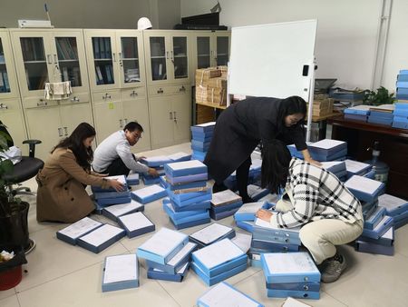 陜煤建設天工公司資料整理下辛勞 文件歸檔鑄佳績