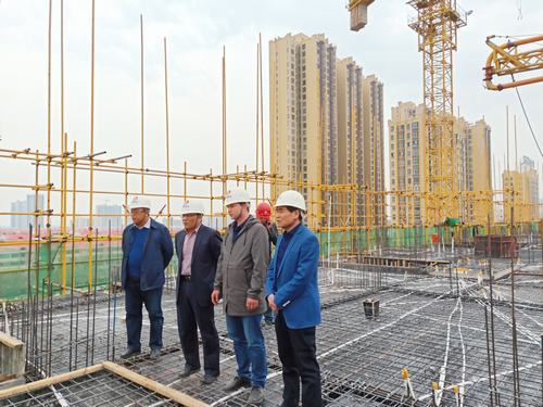 王明智深入渭南二院安置房、法檢兩院項目工地檢查指導工作