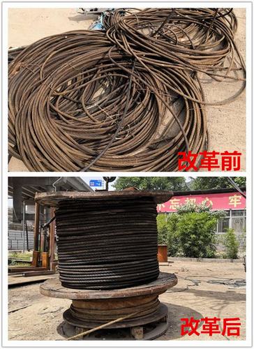 陜煤建設韓城分公司安裝一項目部自制收納神器助力降本增效取得實效