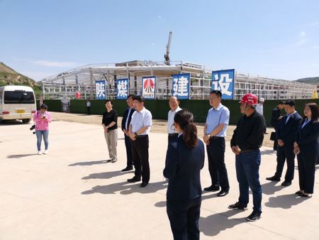 榆林市委常委、組織部部長(zhǎng)張啟東一行蒞臨陜煤建設(shè)天工公司承建的清澗紅棗深加工項(xiàng)目調(diào)研指導(dǎo)工作
