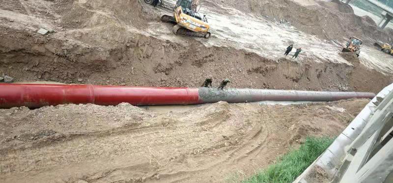 好消息！綏德縣污水管網(wǎng)工程主管道全線貫通