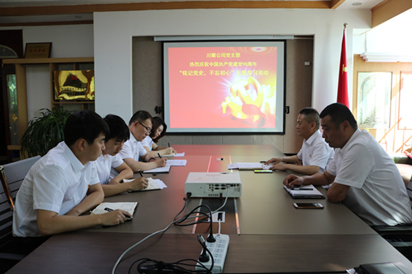 陜煤建設(shè)川耀公司開展“銘記黨史，不忘初心”主題黨日活動