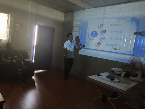 陜煤建設(shè)洗選煤運營公司礦山支護(hù)材料加工廠:“提質(zhì)”小課堂開課了