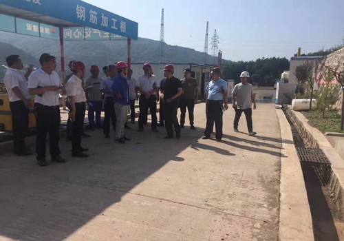 雙龍煤礦領(lǐng)導(dǎo)蒞臨寶雞公司黃陵項(xiàng)目部調(diào)研