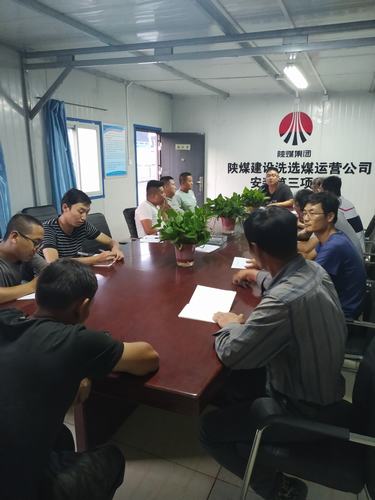 陜煤建設(shè)洗選煤運營公司安裝第三項目部:生產(chǎn)再忙 安全不忘