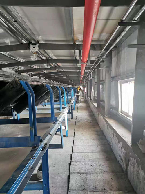 陜煤建設(shè)機(jī)電安裝公司：鏖戰(zhàn)小莊礦新建產(chǎn)品倉(cāng)設(shè)備安裝工程