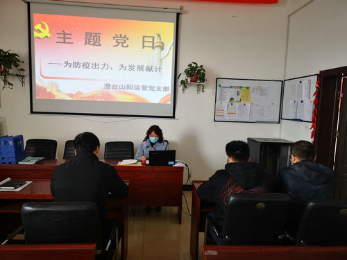 陜煤建設洗選煤運營公司澄合山陽黨支部開展“為防疫出力、為發(fā)展獻計”主題黨日活動