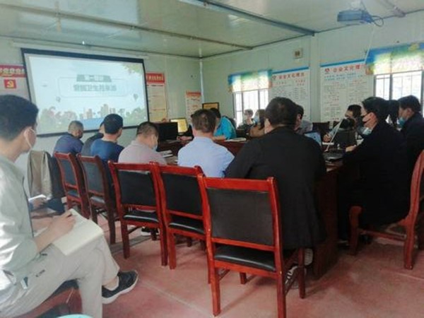 陜煤建設澄合分公司基層宣講“防疫有我，愛衛(wèi)同行”