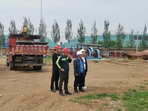 陜煤建設(shè)機(jī)電安裝公司:深入項(xiàng)目部現(xiàn)場調(diào)研