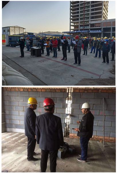 天工公司承建的神木杏花園辦公、公寓樓工程安全先行保質(zhì)量