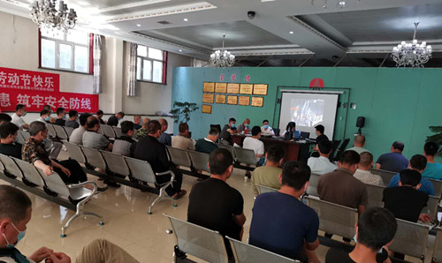 陜煤建設(shè)機電安裝公司檸條塔項目部：助力生產(chǎn)，安全護航