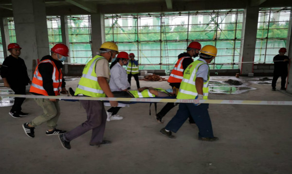 陜煤建設(shè)漢中分公司持之以恒 抓好應(yīng)急演練活動