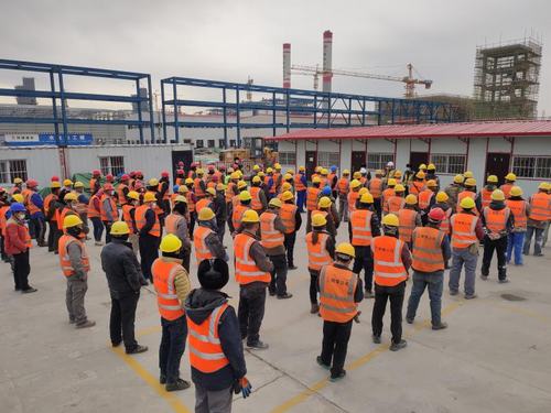 陜煤建設(shè)銅煤第十六項(xiàng)目部組織召開(kāi)春節(jié)節(jié)前安全生產(chǎn)動(dòng)員會(huì)