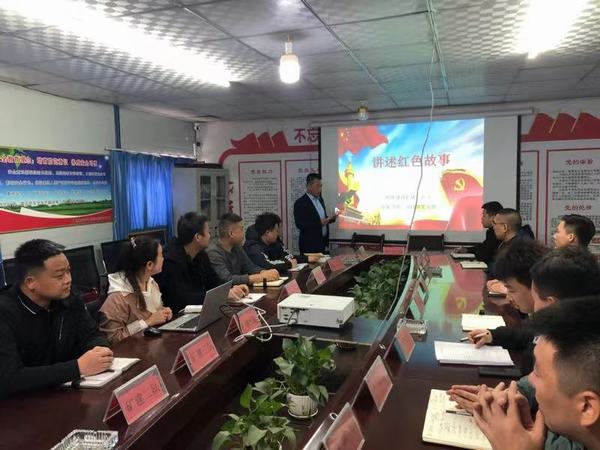 陜煤建設(shè)礦建二公司小保當(dāng)?shù)谌?xiàng)目部組織開(kāi)展“講述紅色故事”專(zhuān)題宣講活動(dòng)