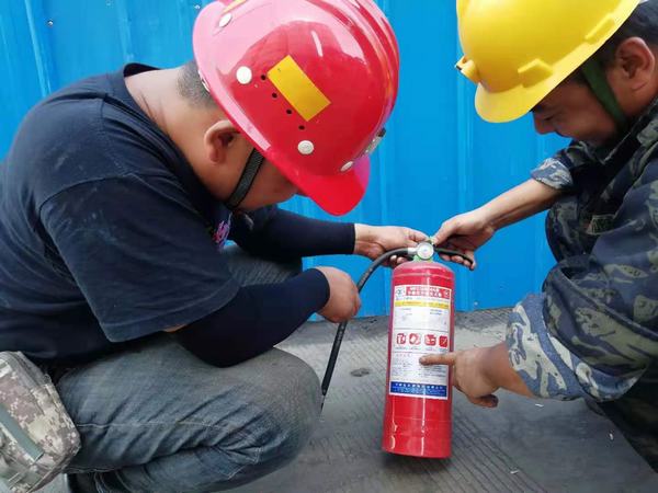 陜煤建設(shè)韓城分公司安裝第四項目部：生產(chǎn)再忙 安全不忘