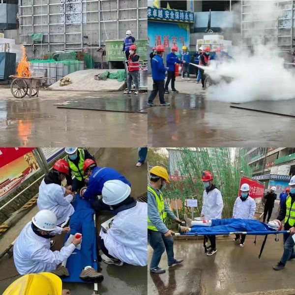 陜煤建設(shè)天工公司土建十五部消防安全常抓不懈 防火演練警鐘長鳴