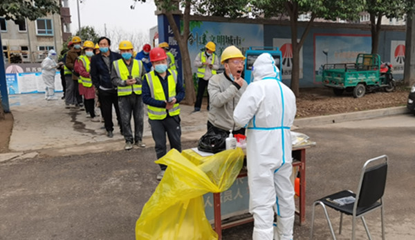陜煤建設(shè)咸陽(yáng)分公司第五項(xiàng)目部有序開(kāi)展抗疫工作