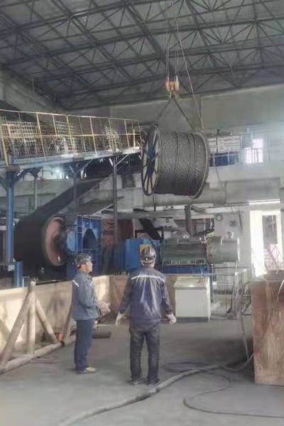 陜煤建設(shè)礦建二公司安裝項目部提前完成牽引鋼絲繩更換施工任務(wù)