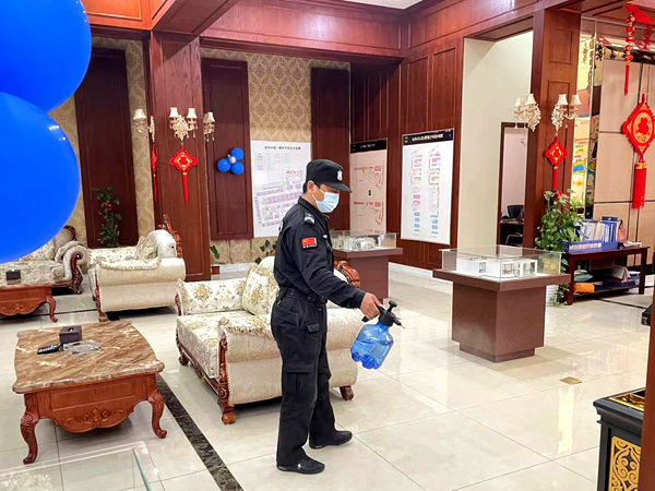 建設集團大秦置業(yè)公司：嚴把防疫“第一線”，常態(tài)化管控不放松