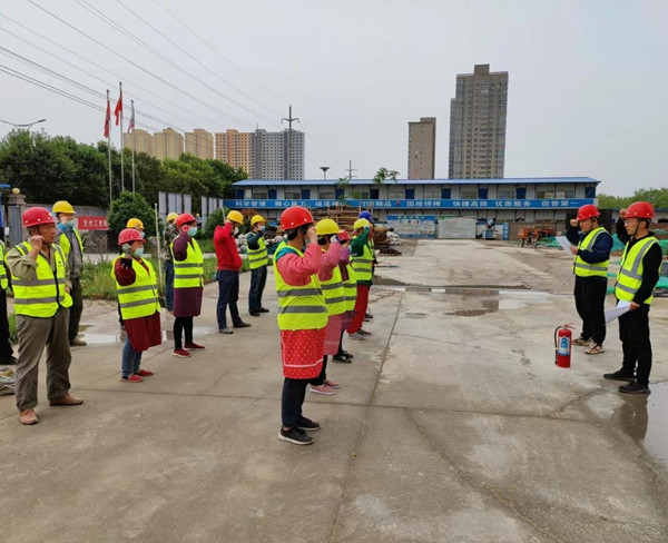 陜煤建設(shè)咸陽分公司第五項(xiàng)目部：開展消防應(yīng)急演練  筑牢安全生產(chǎn)防線
