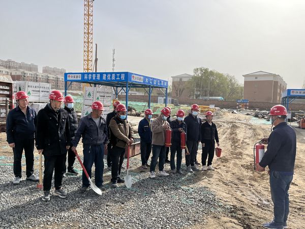 陜煤建設(shè)天工公司土建三部開展“舉演練大旗，促安全生產(chǎn)”主題應(yīng)急演練