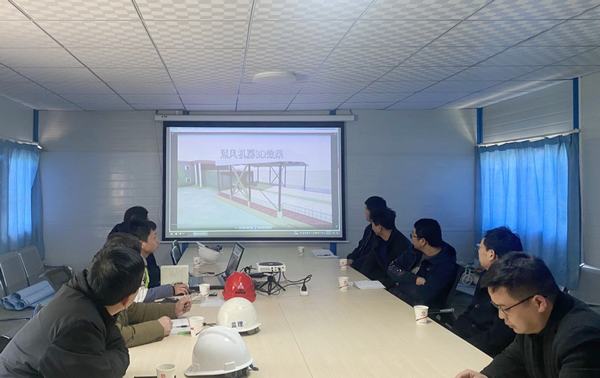 陜煤建設銅煤公司利用BIM技術(shù)指導真石漆施工