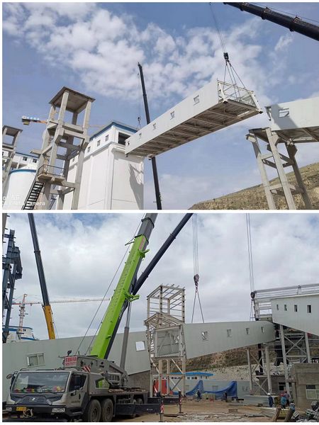 陜煤建設(shè)天工公司安裝三部順利完成4趟棧橋