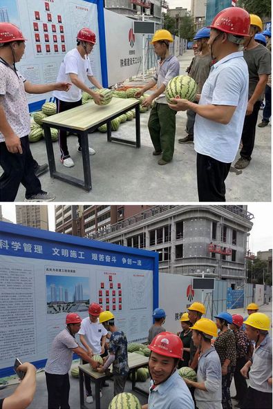 陜煤建設天工公司為群眾辦實事夏“送清涼”暖人心