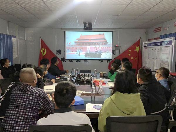 陜煤建設(shè)天工公司機(jī)電安裝第一黨支部開展 “喜迎二十大盛會，嚴(yán)抓安全生產(chǎn)”主題黨日活動