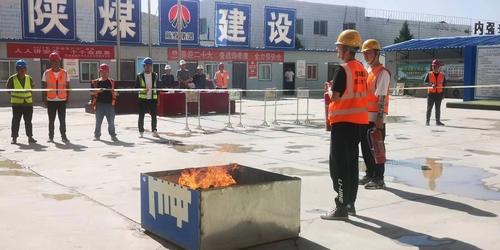 陜煤建設西北分公司：消防演練保安全  應急救援筑防線