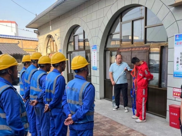 陜煤建設機電安裝公司涼水井項目部全力以赴保安全