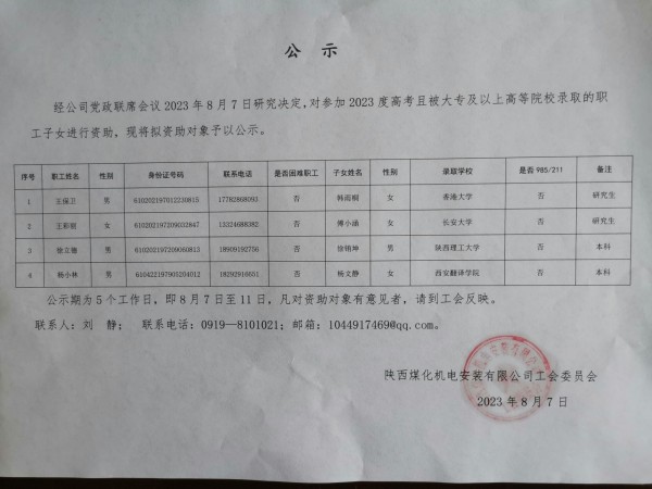 您有一筆助學(xué)金，請查收！