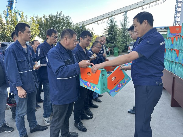 陜煤建設(shè)洗選煤運(yùn)營(yíng)公司澄合山陽(yáng)運(yùn)營(yíng)項(xiàng)目部：中秋月圓齊歡慶，溫情關(guān)懷暖人心