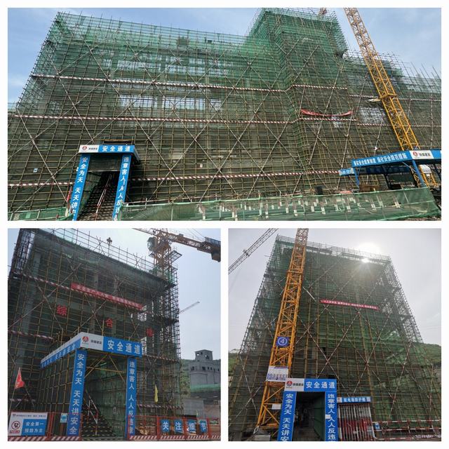 陜煤建設韓城分公司土建十一項目部：搶抓施工黃金季，多項工程喜封頂