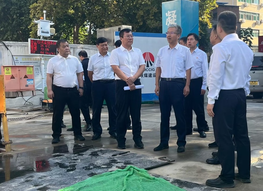 渭南市委副書記、市長陳曉勇一行蒞臨陜煤建設(shè)渭南分公司承建的梅園新村項(xiàng)目督導(dǎo)檢查工作