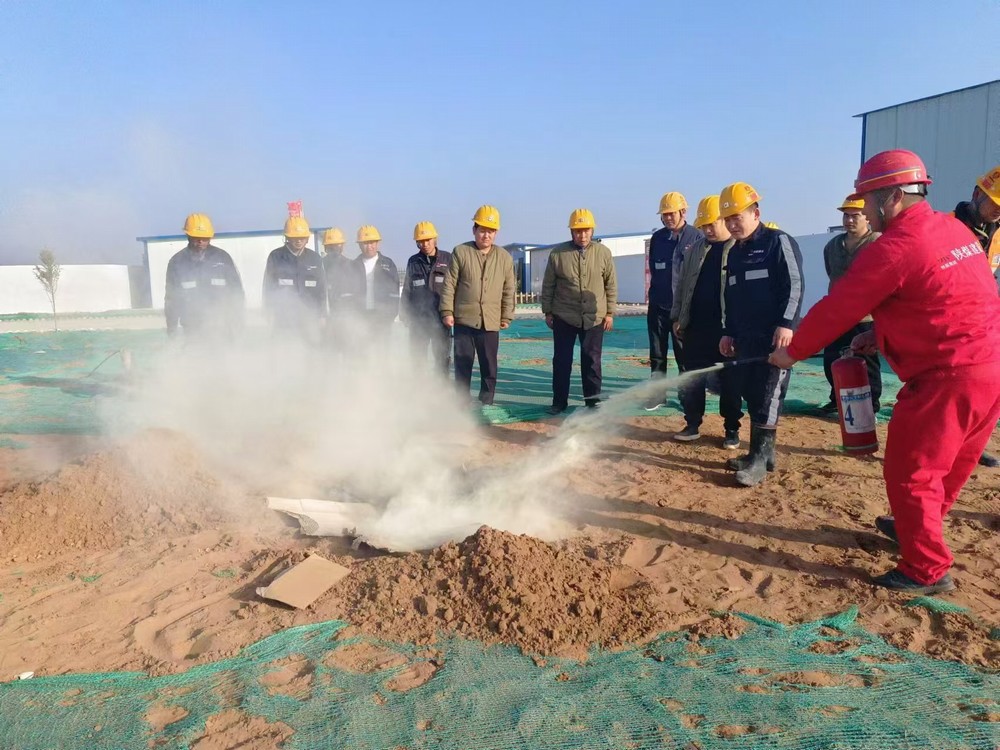 陜煤建設(shè)礦建三公司組織開展消防應急演練活動