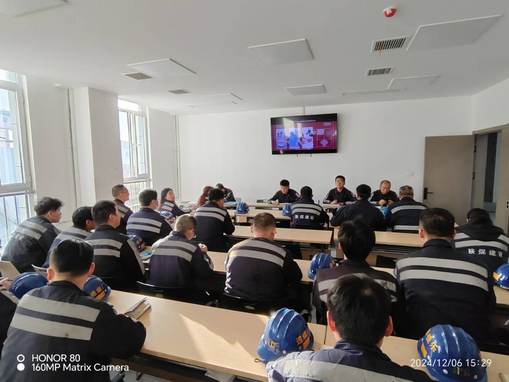 陜煤建設(shè)洗選煤運(yùn)營(yíng)公司紅柳林洗煤廠項(xiàng)目部：合力攻堅(jiān) 畫好安全生產(chǎn)“同心圓”