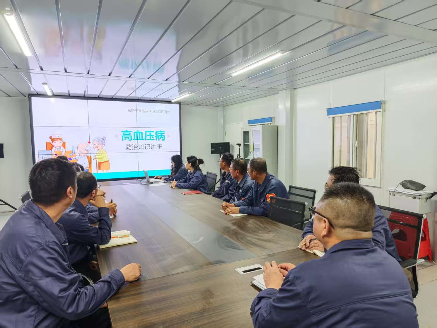 陜煤建設(shè)韓城分公司土建四項(xiàng)目部同筑健康防線，共守職工美好明天