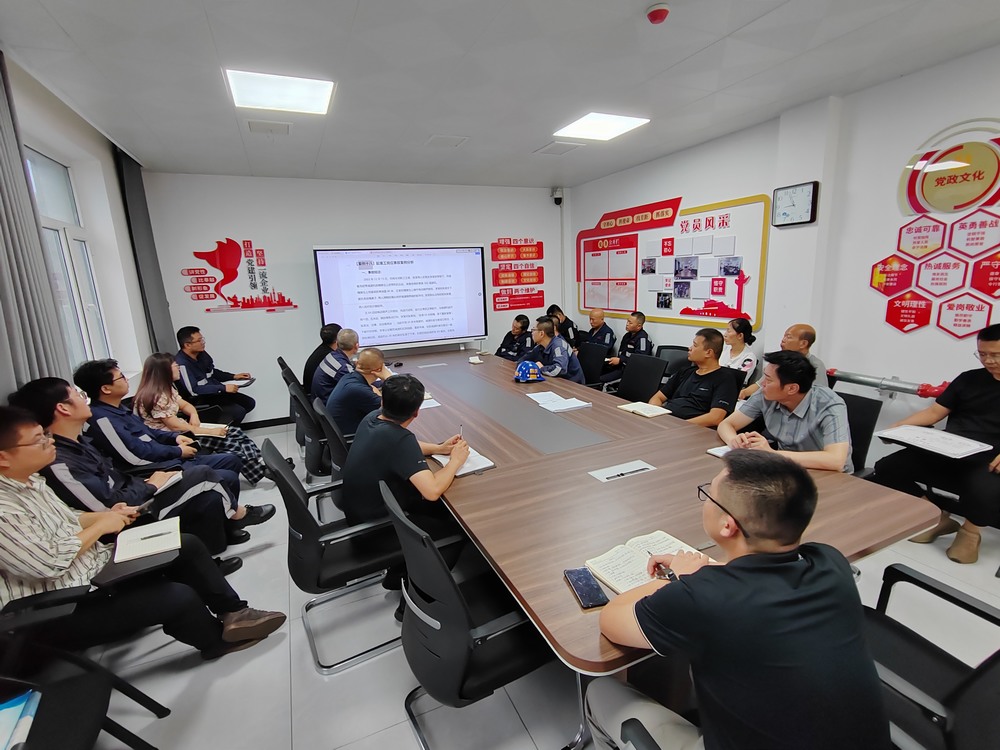 陜煤建設(shè)洗選煤運營公司紅柳林洗煤廠項目部：高溫淬煉初心 堅守筑牢防線