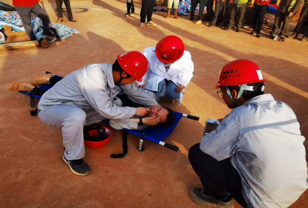 陜煤建設西北分公司汨羅項目部開展防暑演練培訓聯合檢查筑牢安全防線