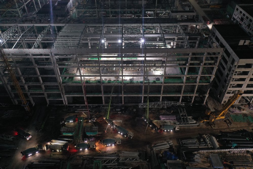 1800m3、21小時(shí) 見(jiàn)證陜煤建設(shè)黃陵電廠主廠房項(xiàng)目汽輪機(jī)建設(shè)新突破