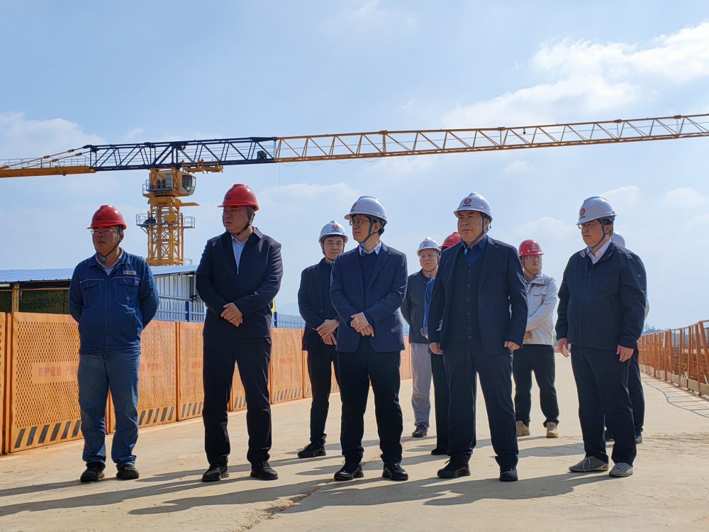 省紀(jì)委監(jiān)委駐陜煤集團紀(jì)檢監(jiān)察組組長、集團黨委委員、紀(jì)委書記閆恒光一行深入陜煤汨羅電廠項目調(diào)研指導(dǎo)工作